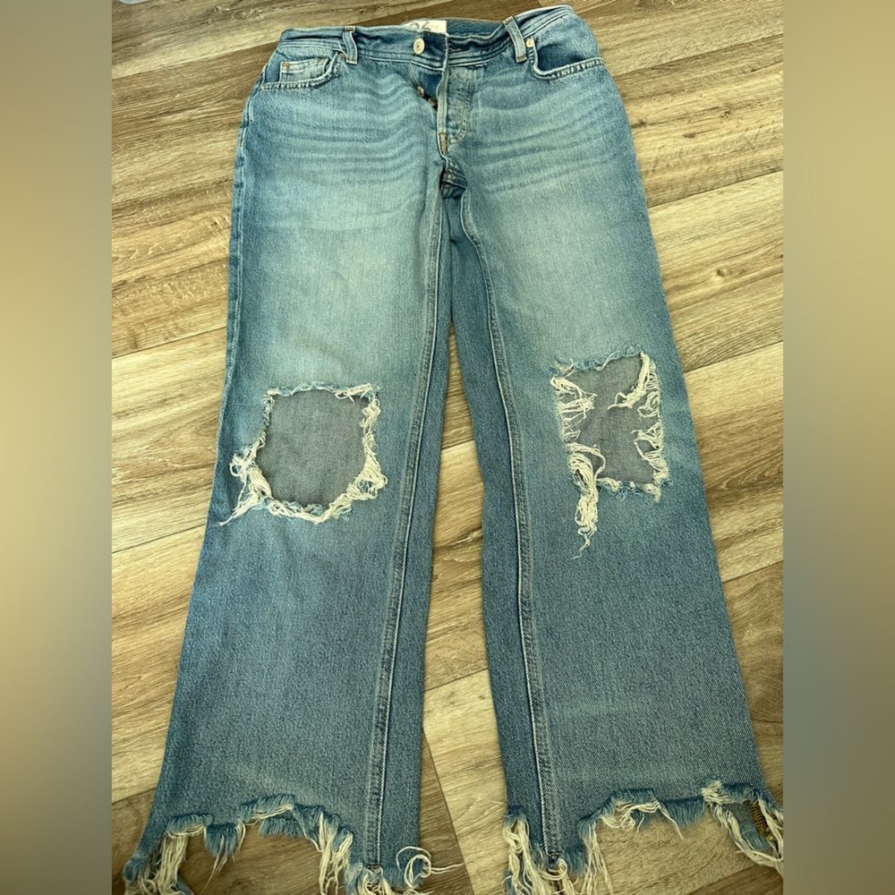 Boyfriend flare jeans - super cute!